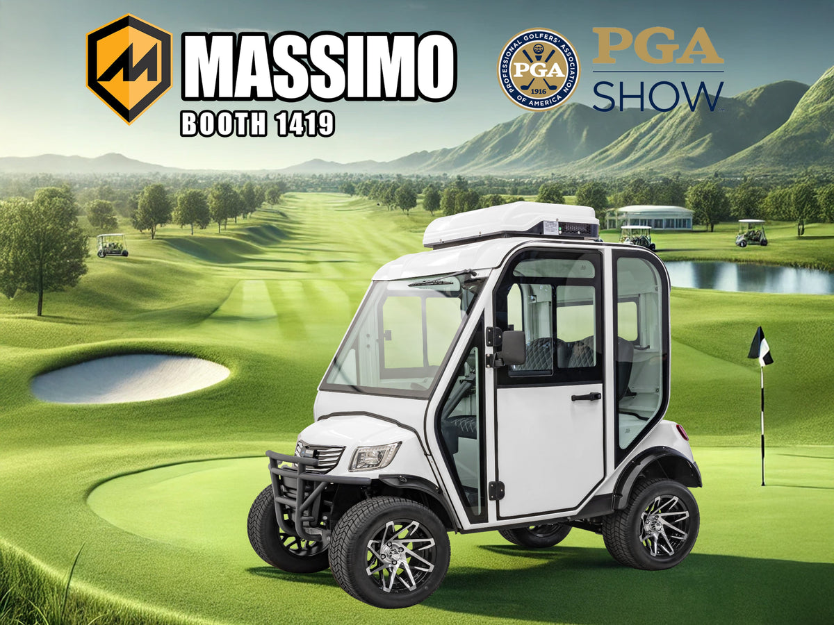 Massimo Motors Makes a Splash at PGA Show with Revolutionary Enclosed HVAC Cart