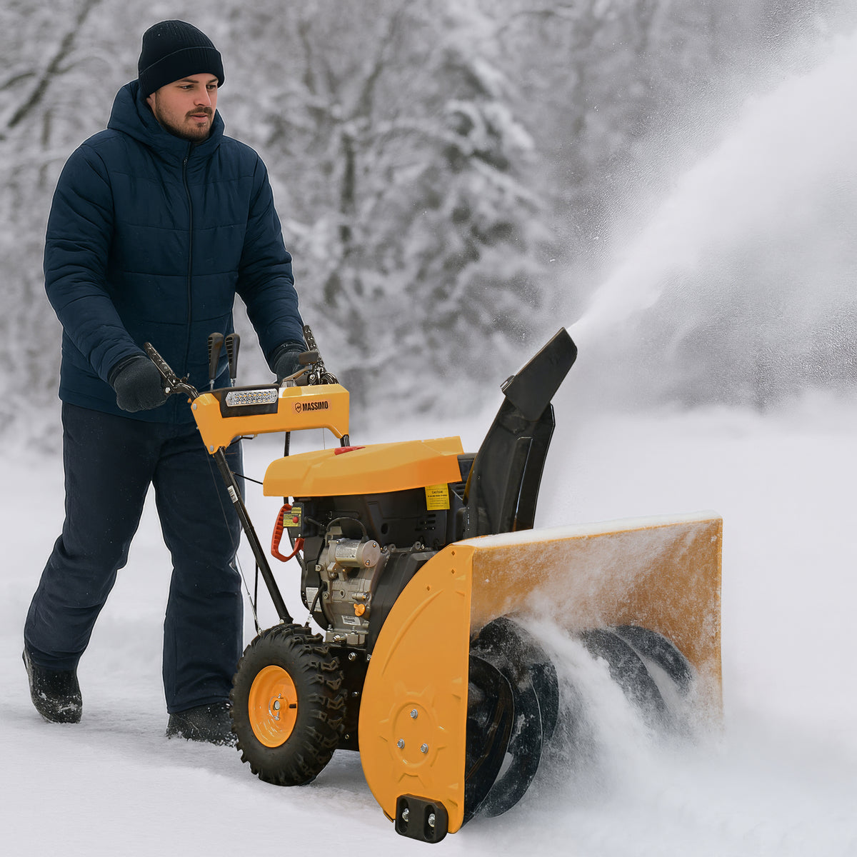 MASSIMO 30 IN. 302CC 2-STAGE ELECTRIC START GAS SNOW BLOWER