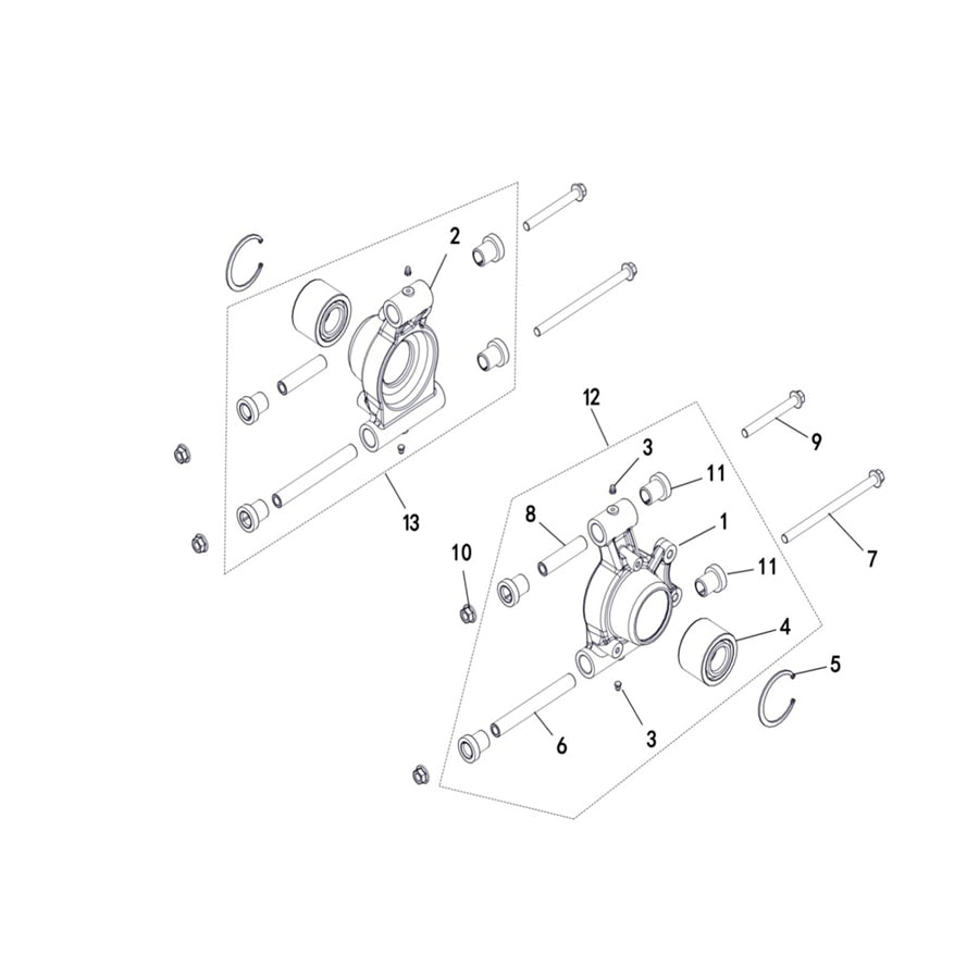 BUCK 450 SHOCK ABSORBER REAR 1