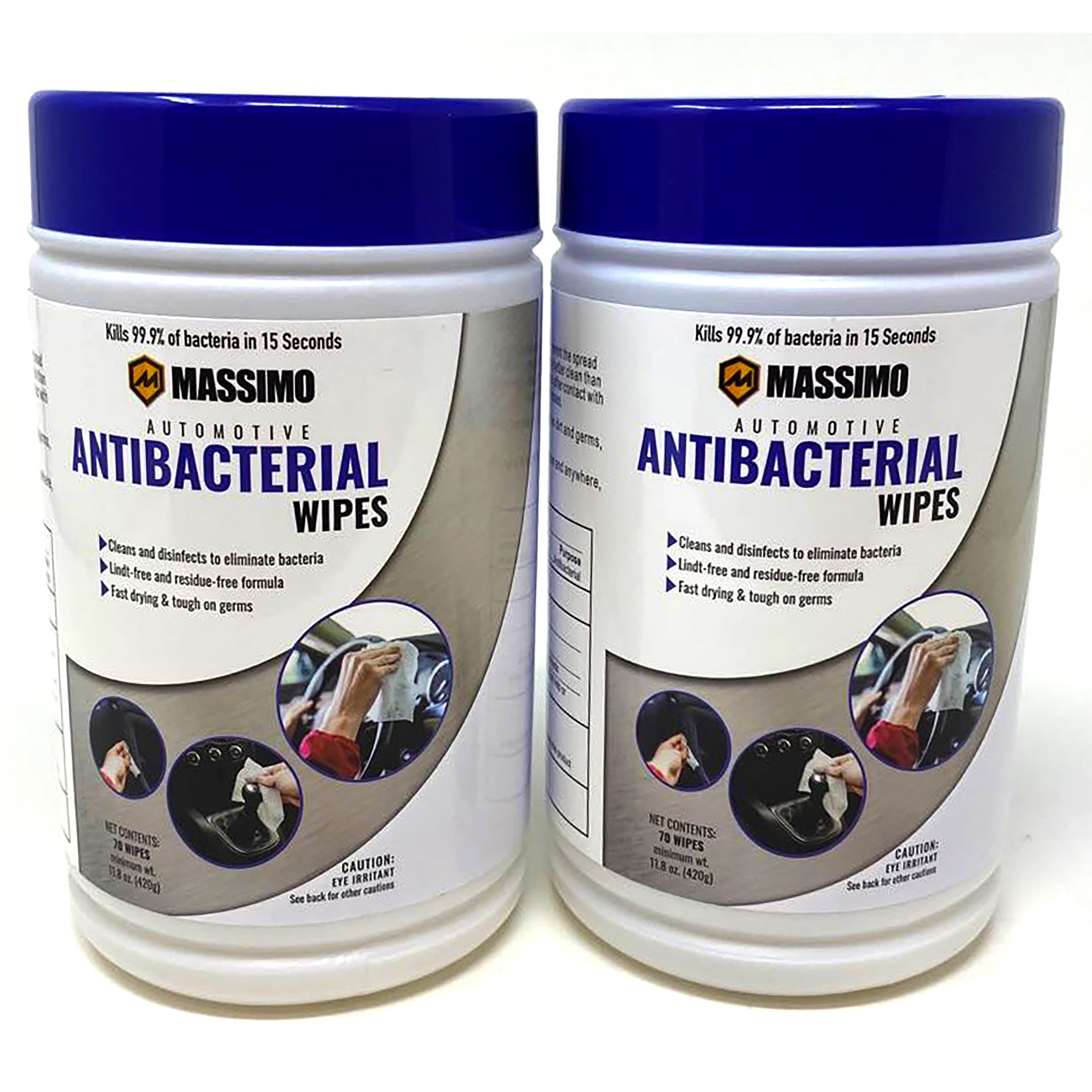 Massimo Antibacterial Cleaning Wipes-2 Pk - 140 Count