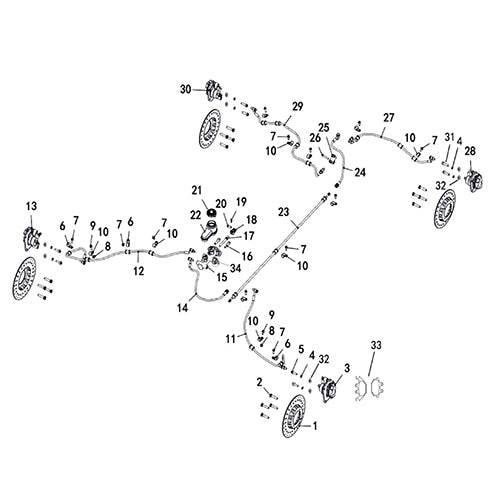 T-BOSS 550 Brake System(YM)