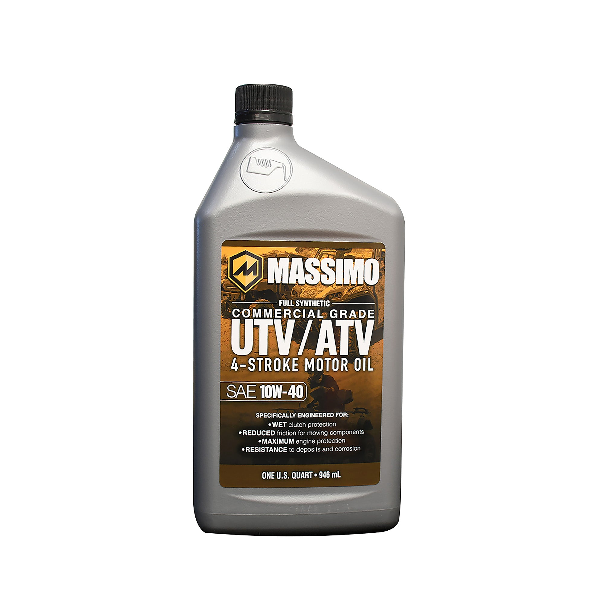 10W-40 Full Synthetic 4-Stroke Motor Oil - Quart