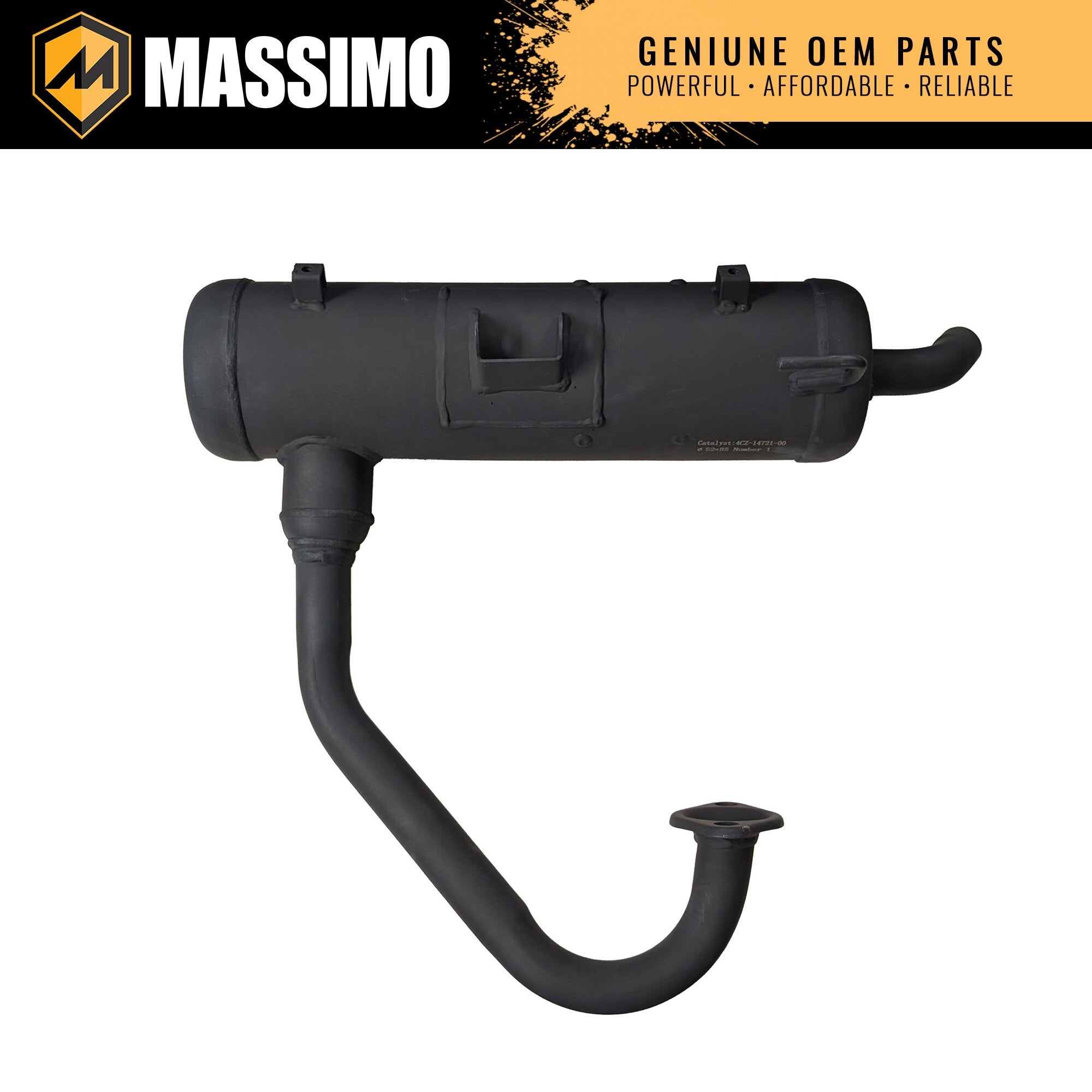 48038 Muffler with Exhaust Pipe