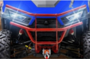 487592J Front Bumper Red