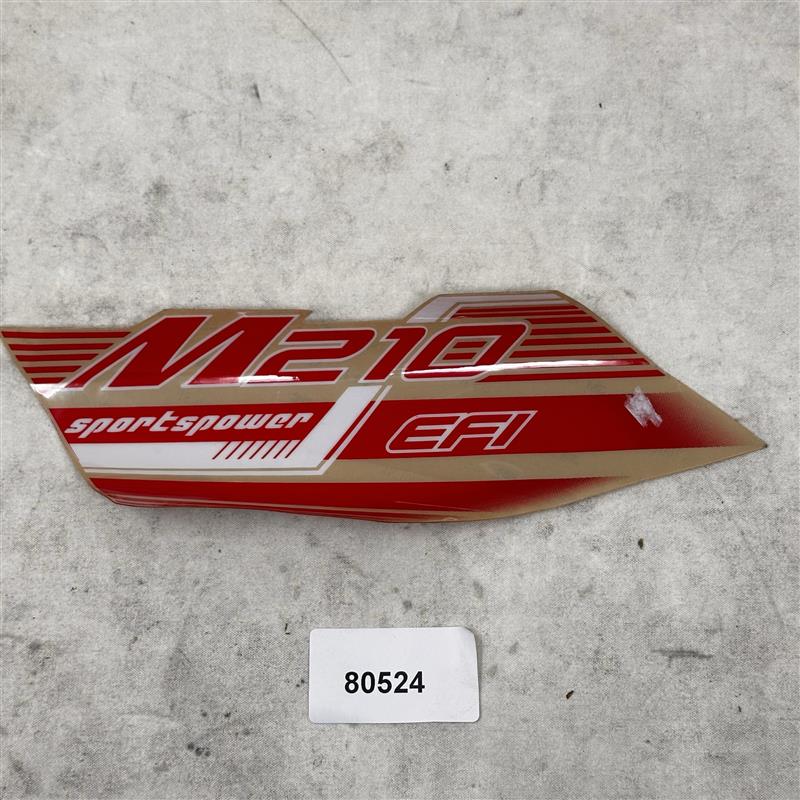 80524 MSA210 Decal Assy For Black Unit