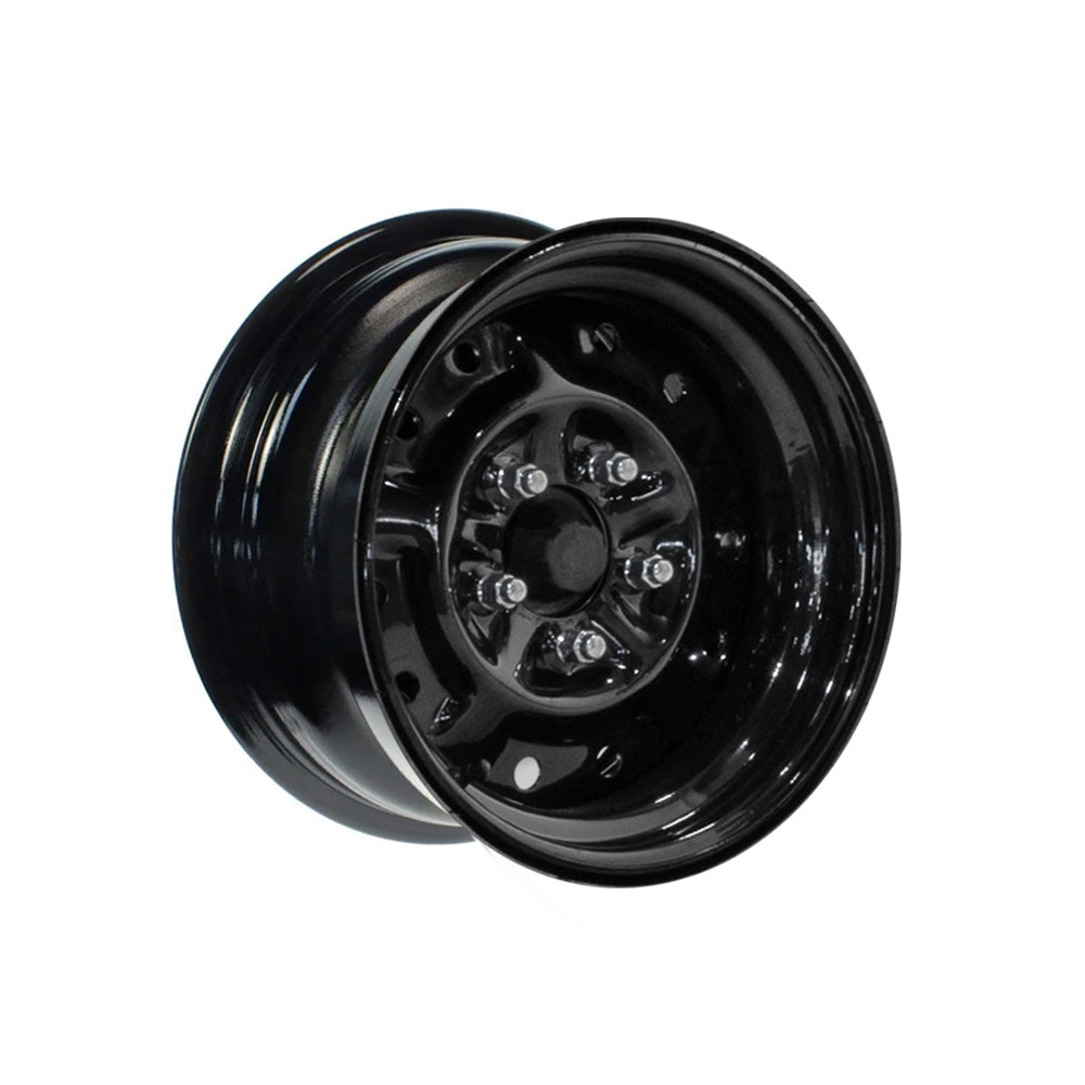 84176A Rim Front 14x7.5 Steel, Black
