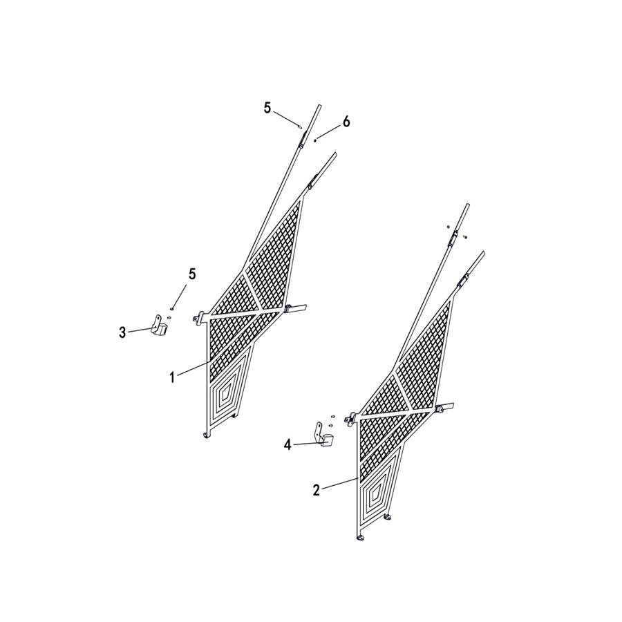 BUCK 250 BODY, SIDE NETS