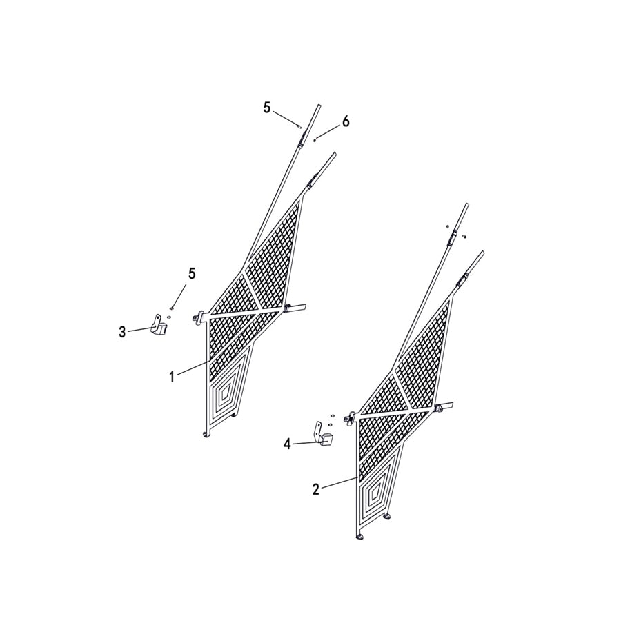 BUCK 250 BODY, SIDE NETS