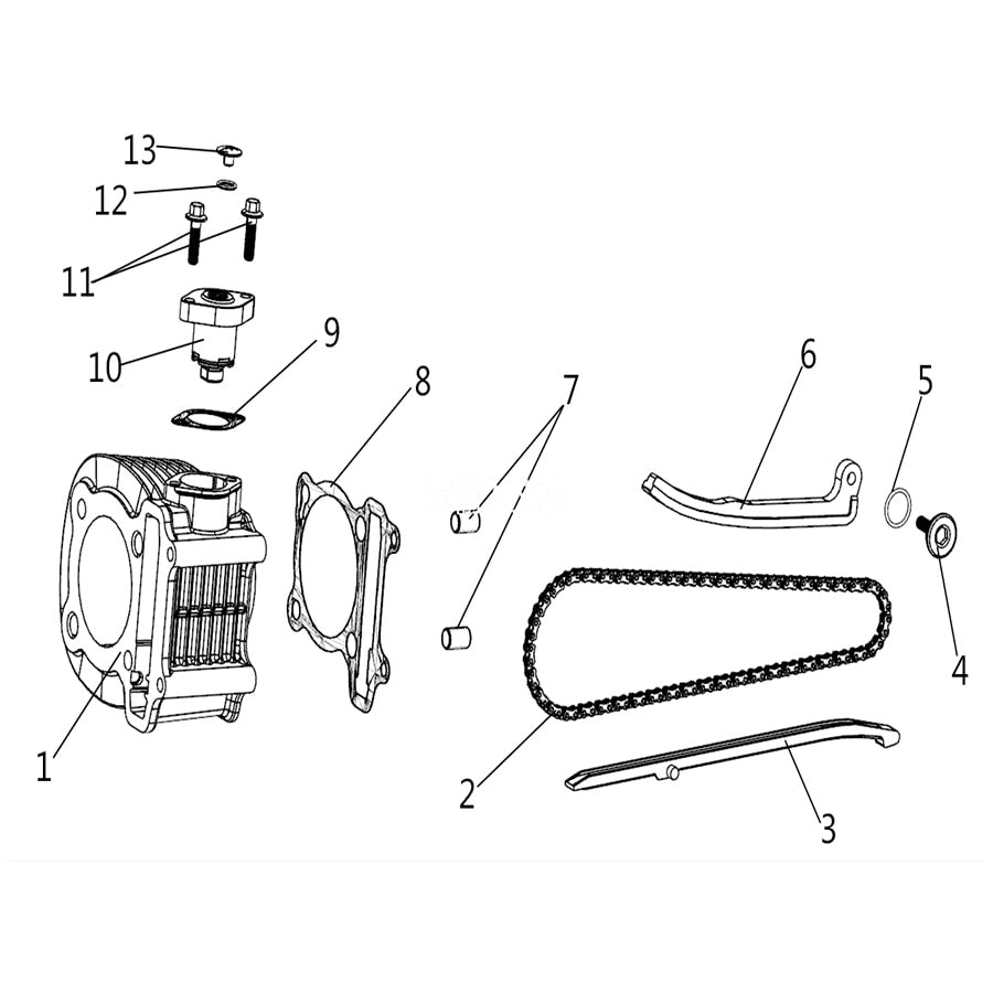 BUCK 250 CYLINDER COMP