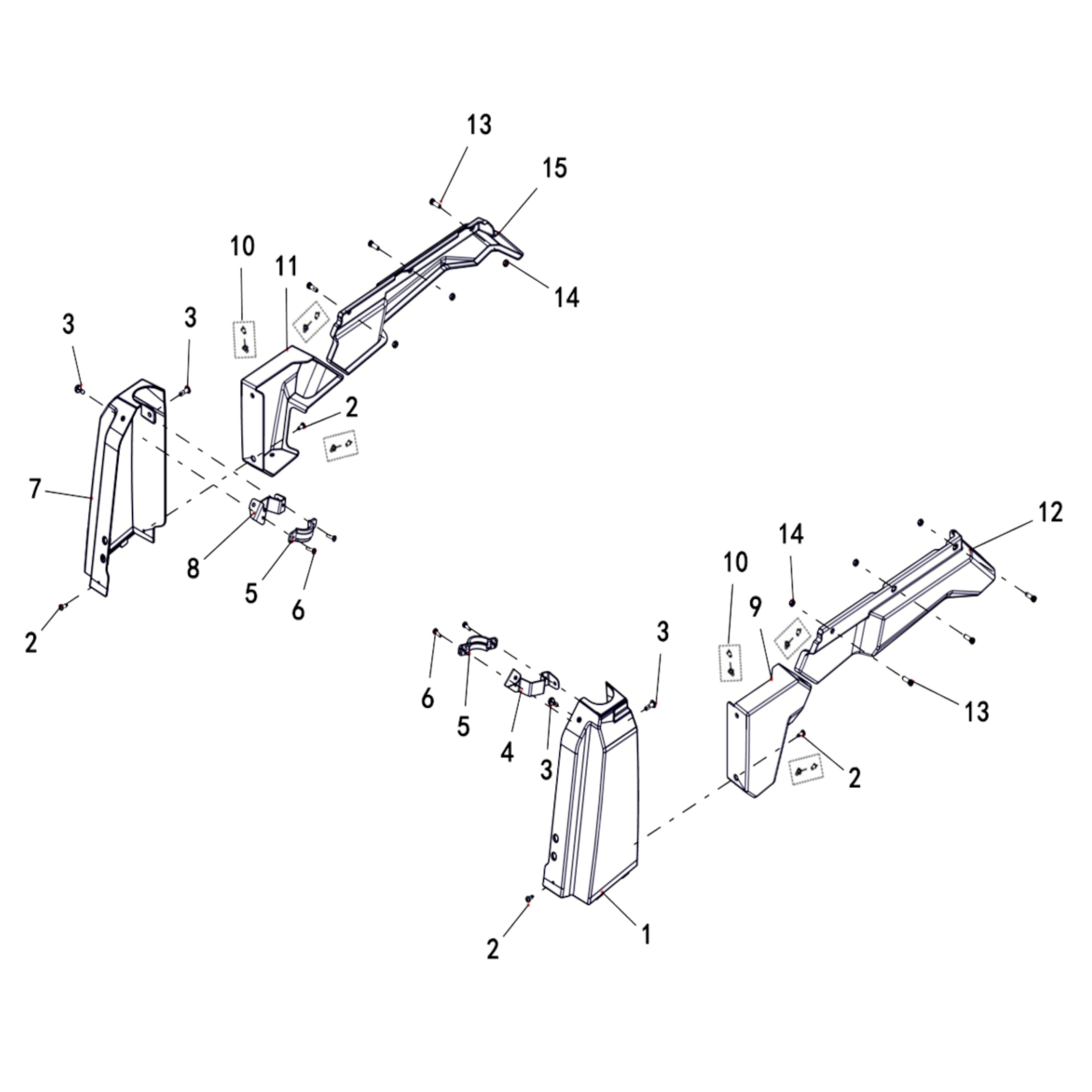 BUCK 250 OPTIONS (FENDER MATCH WITH IRON BOX)