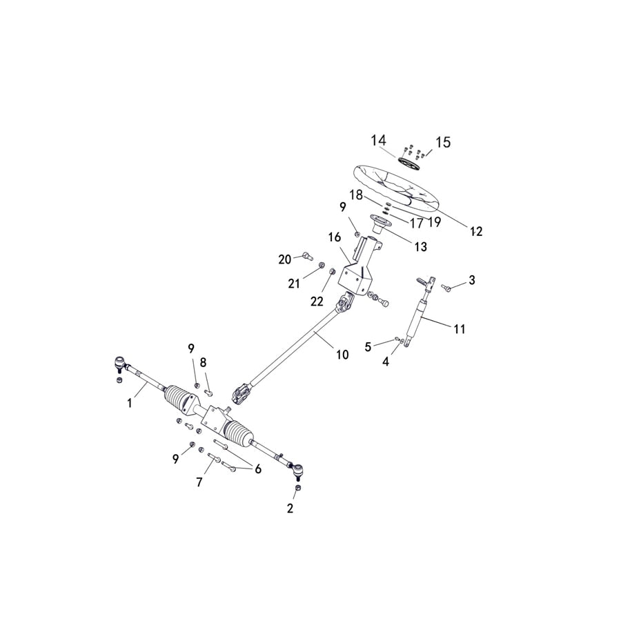 BUCK 250 SHOCK ABSORBER REAR 2