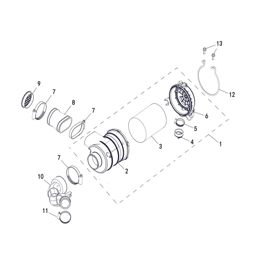 BUCK 450 AIR CLEANER