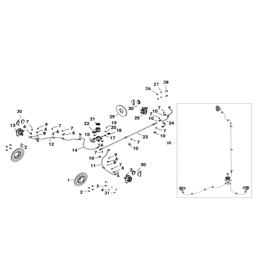 BUCK 450 BRAKING SYSTEM