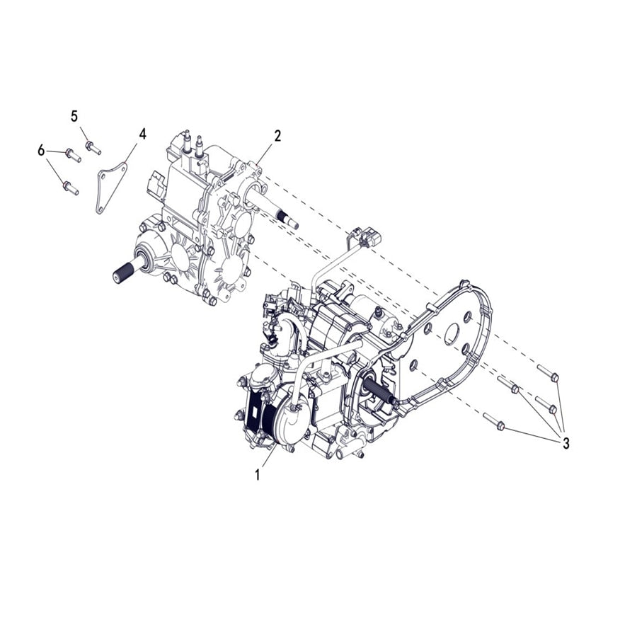 BUCK 450 ENGINE AND TRANSMISSION
