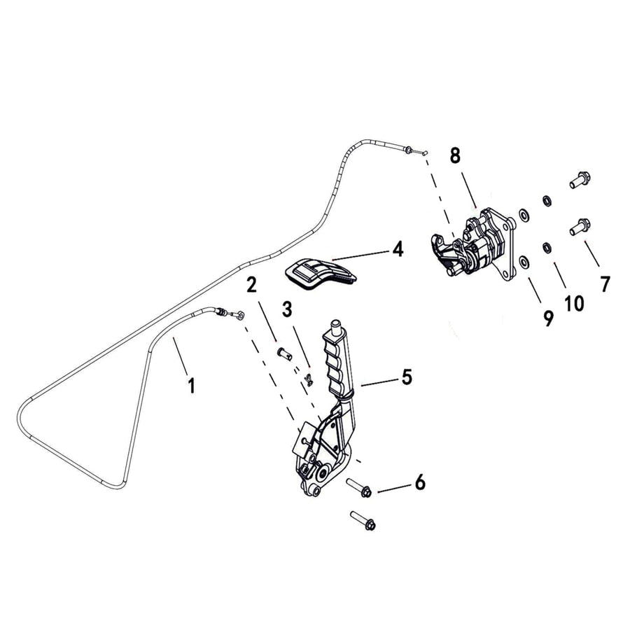 BUCK 450 PARK BRAKE ASM