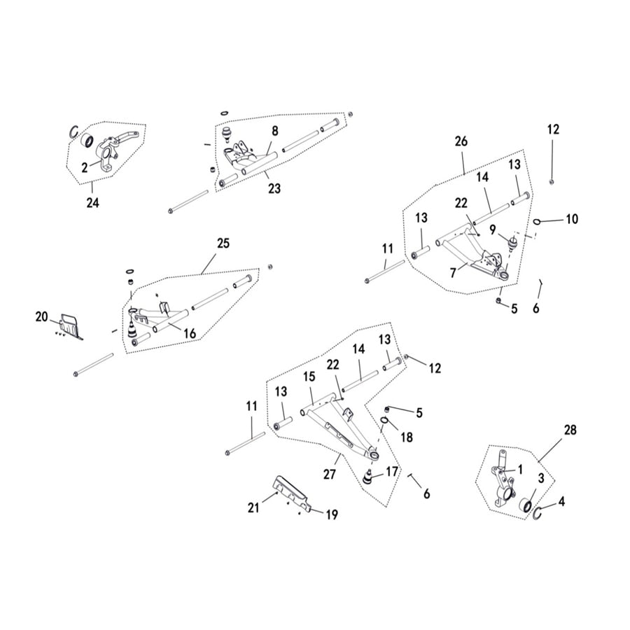 BUCK 450 SHOCK ABSORBER FRONT 1