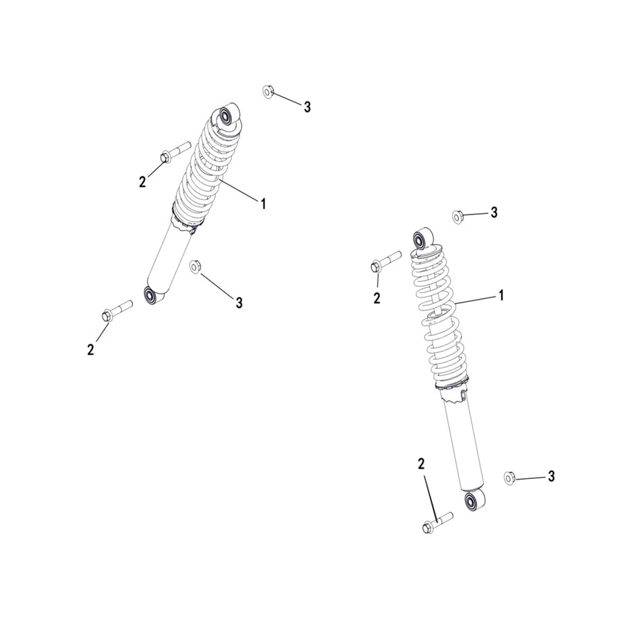 BUCK 450 SHOCK ABSORBER FRONT 2