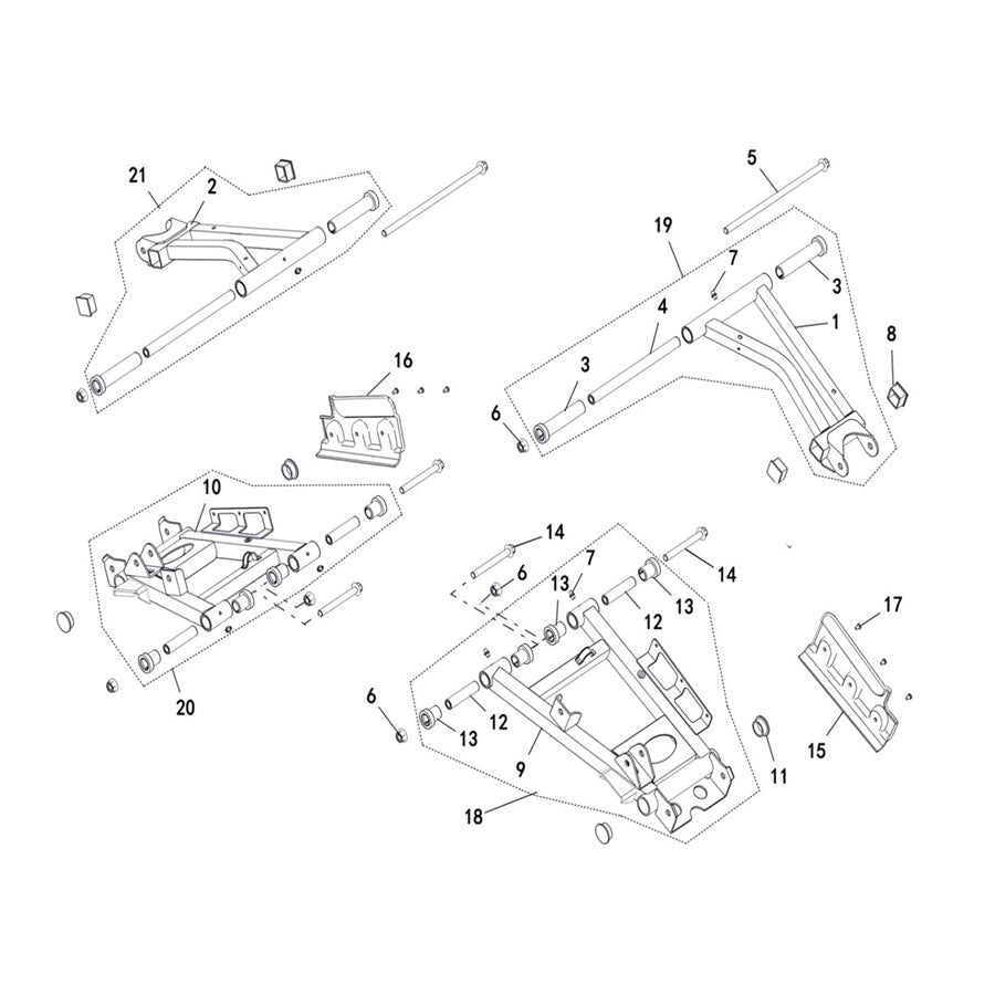 BUCK 450 SHOCK ABSORBER REAR 2