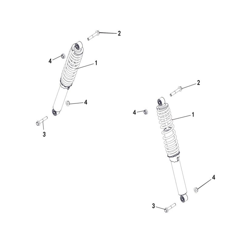 BUCK 450 SHOCK ABSORBER REAR 3