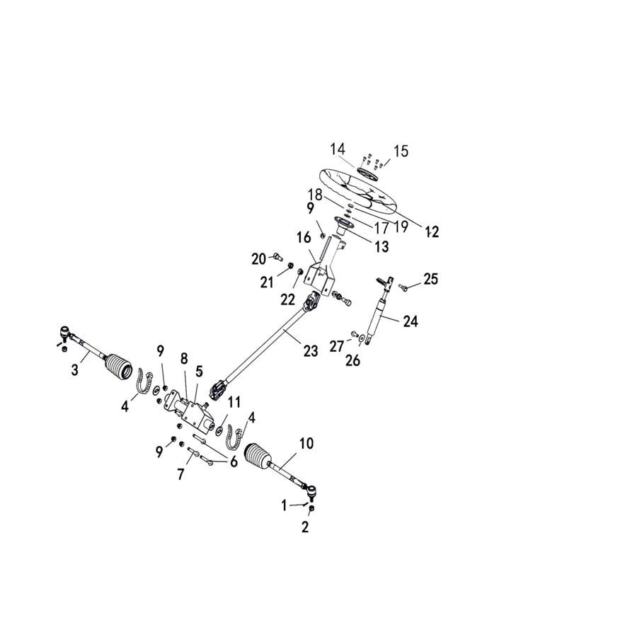 BUCK 450 STEERING ASSY