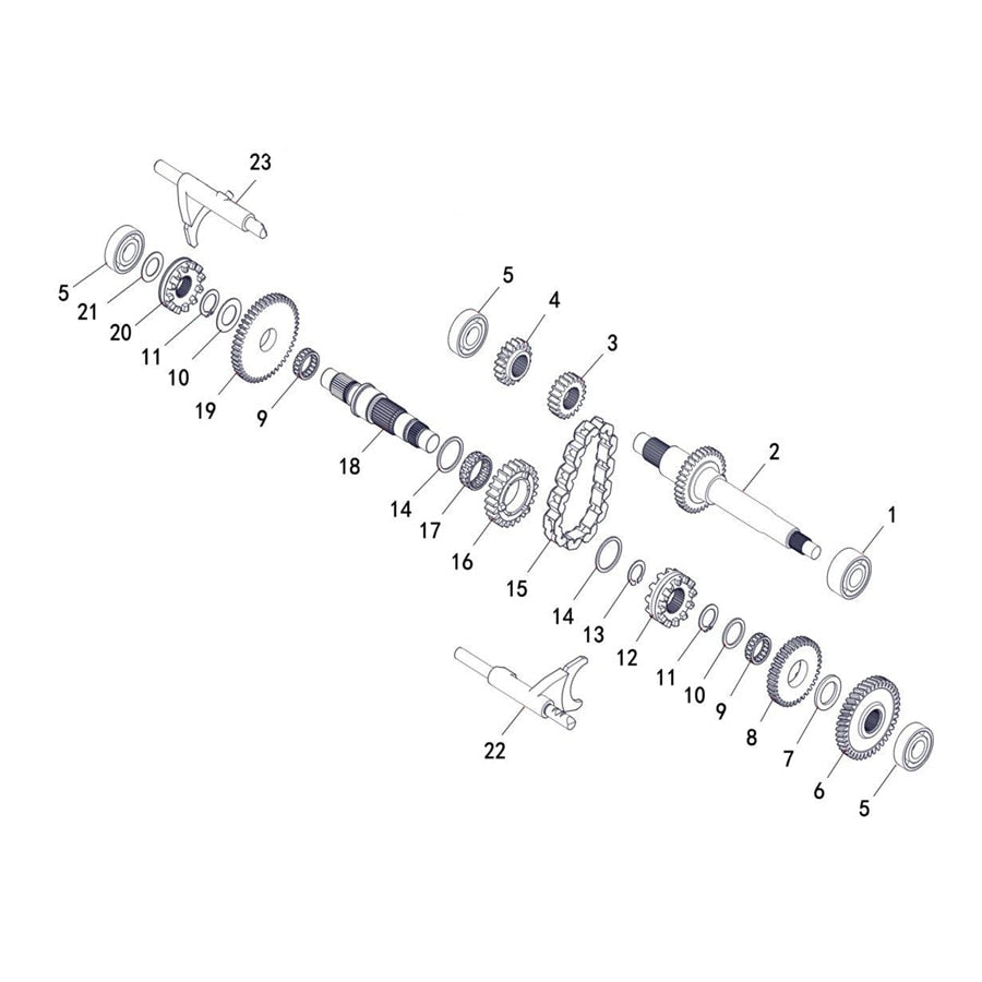 BUCK 450 TRANSMISSION 2