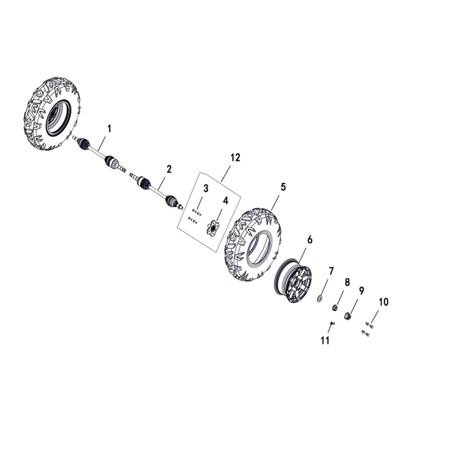 BUCK 450 WHEEL FRONT