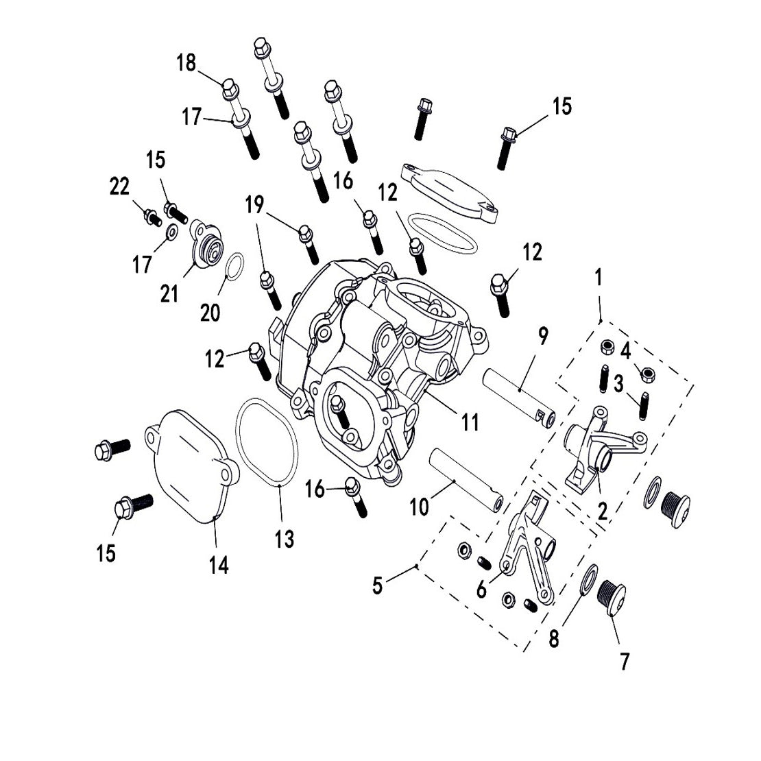 Buck 550-6 CYLINDER  HEAD COVER