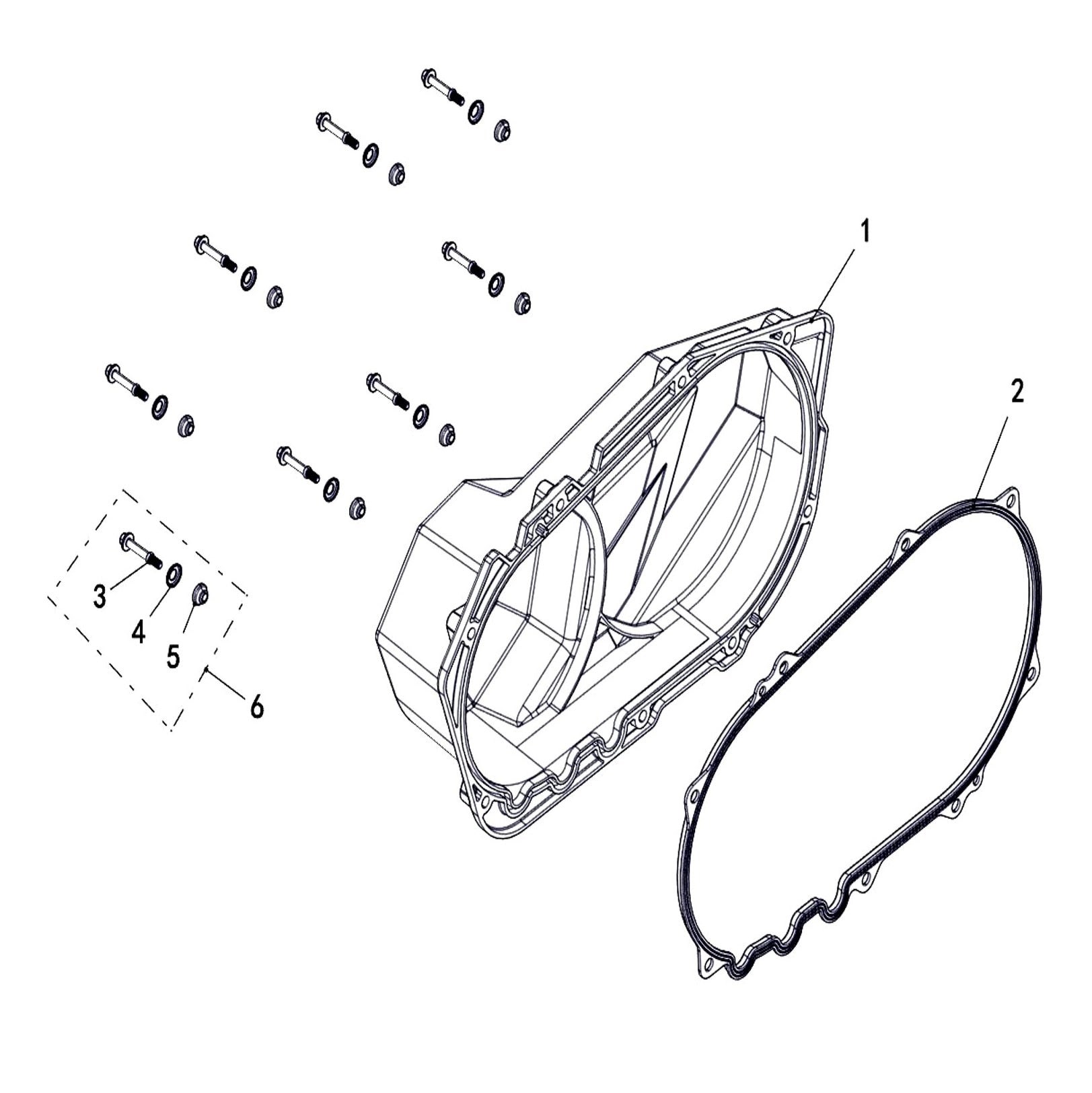 Buck 550-6 CVT COVER