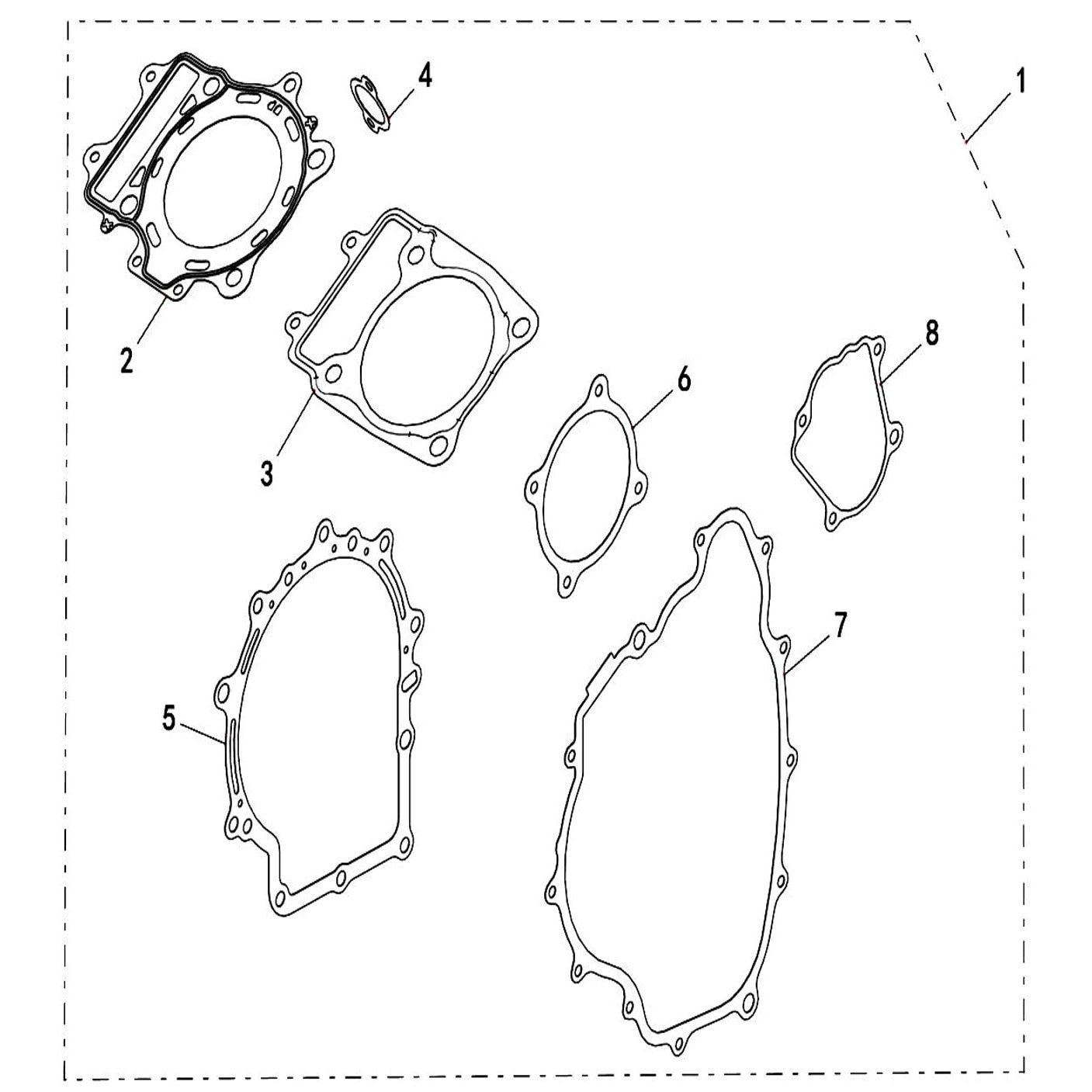Buck 550-6 FRAGILE GASKET ASSY.