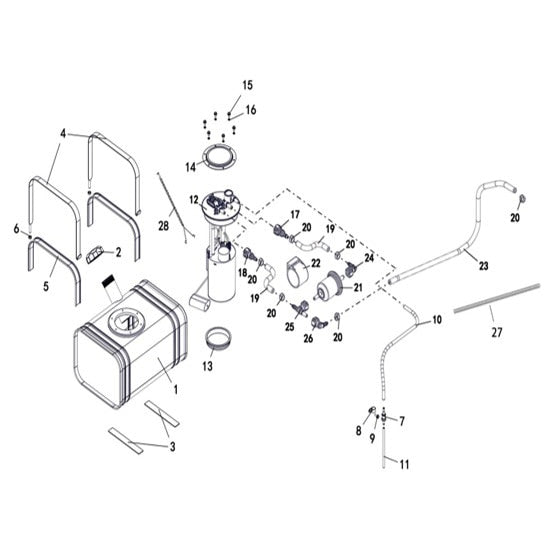 Buck 550-6 FUEL TANK