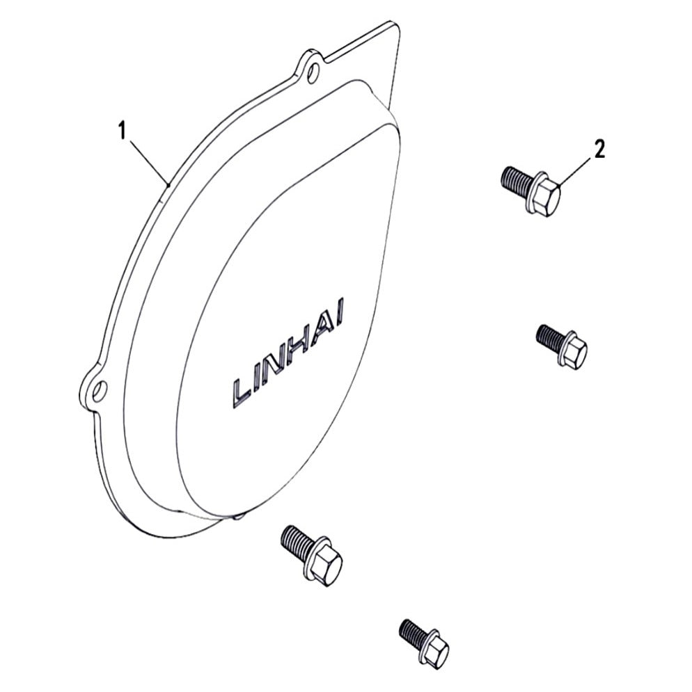 Buck 550-6 LEFT SIDE COVER
