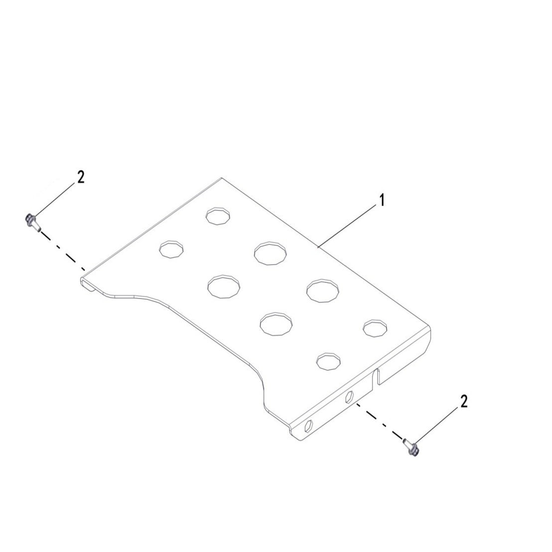 Buck 550-6 OPTIONS (BATTERY PLATE)