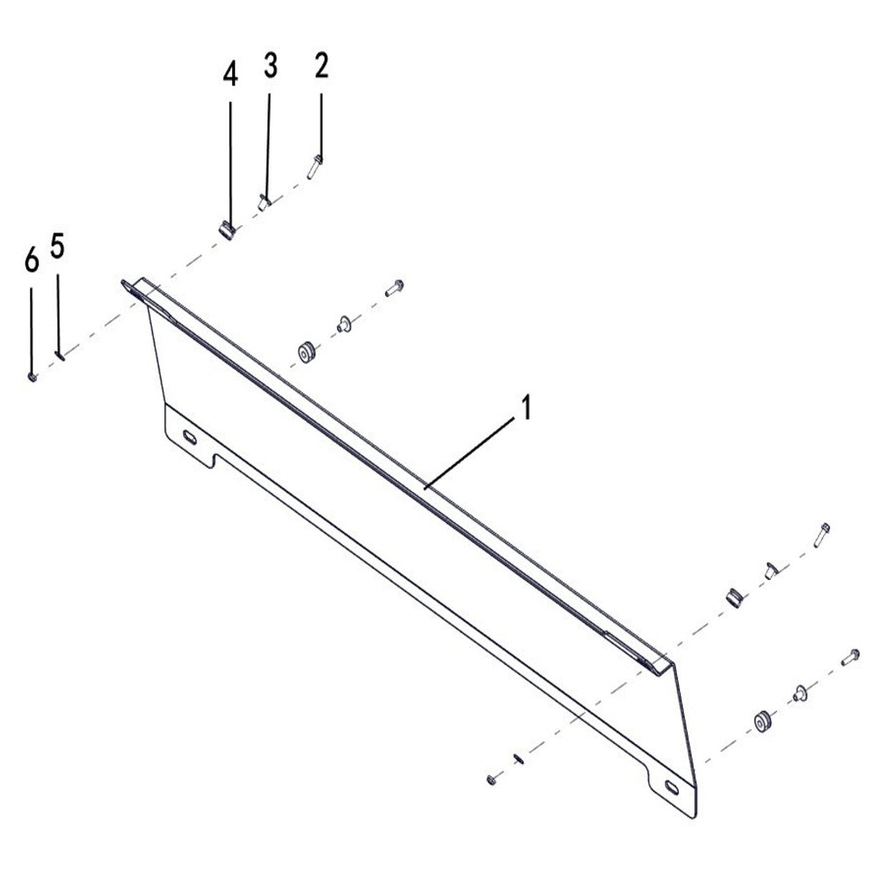 Buck 550-6 OPTIONS (GUARD PLATE)