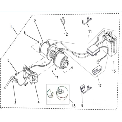 Buck 550-6 OPTIONS (WINCH )