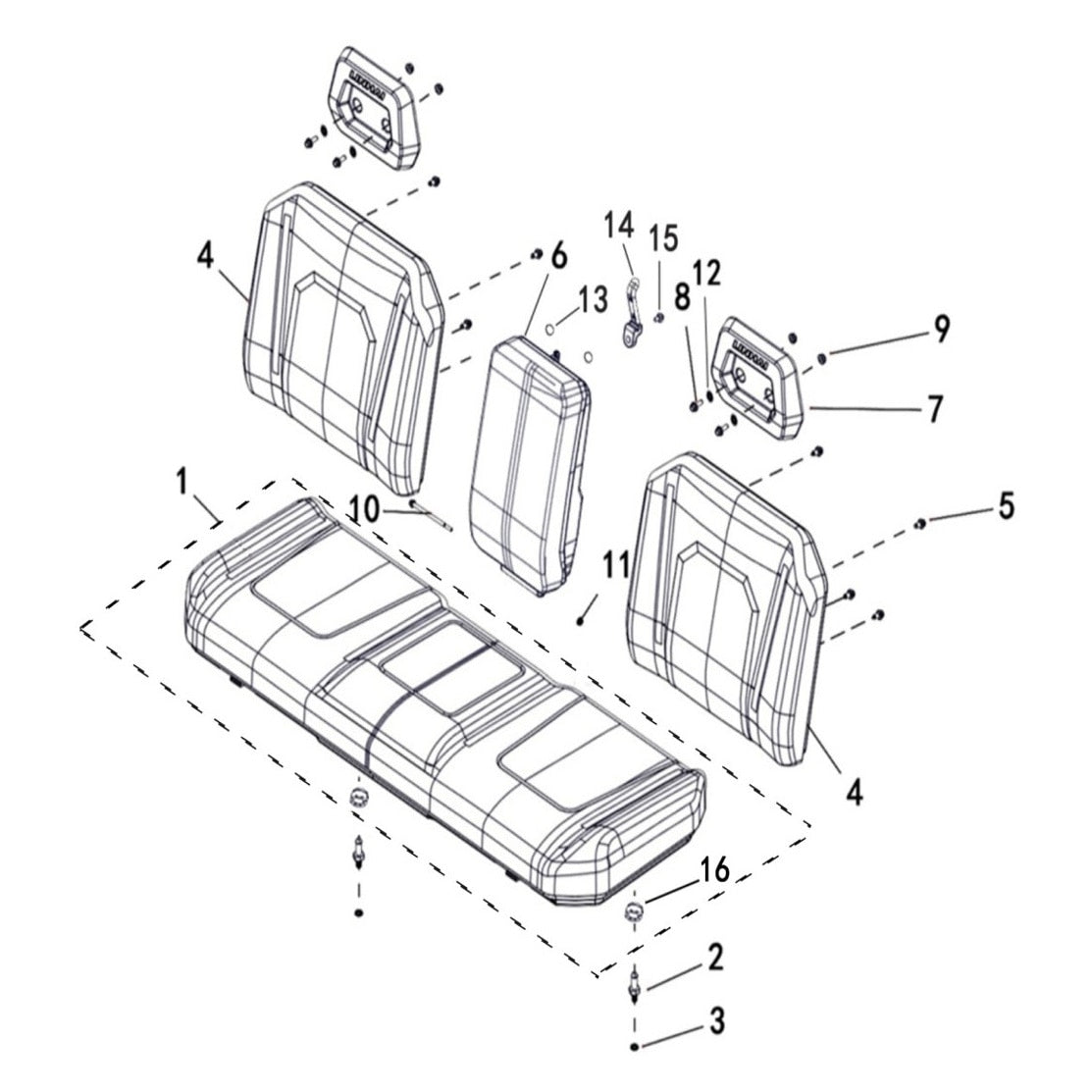 Buck 550-6 SEAT ASSY