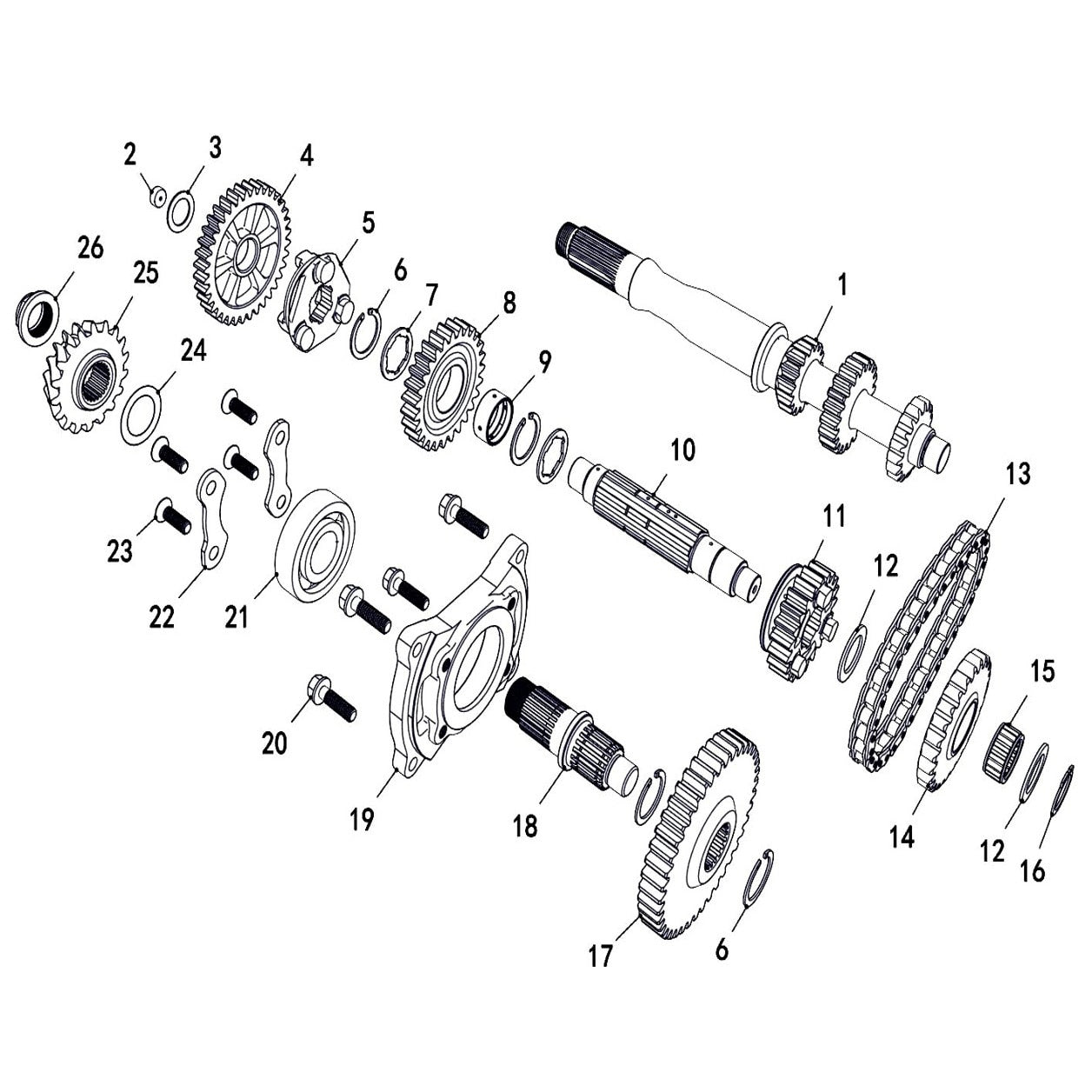 Buck 550-6 TRANSMISSION-1