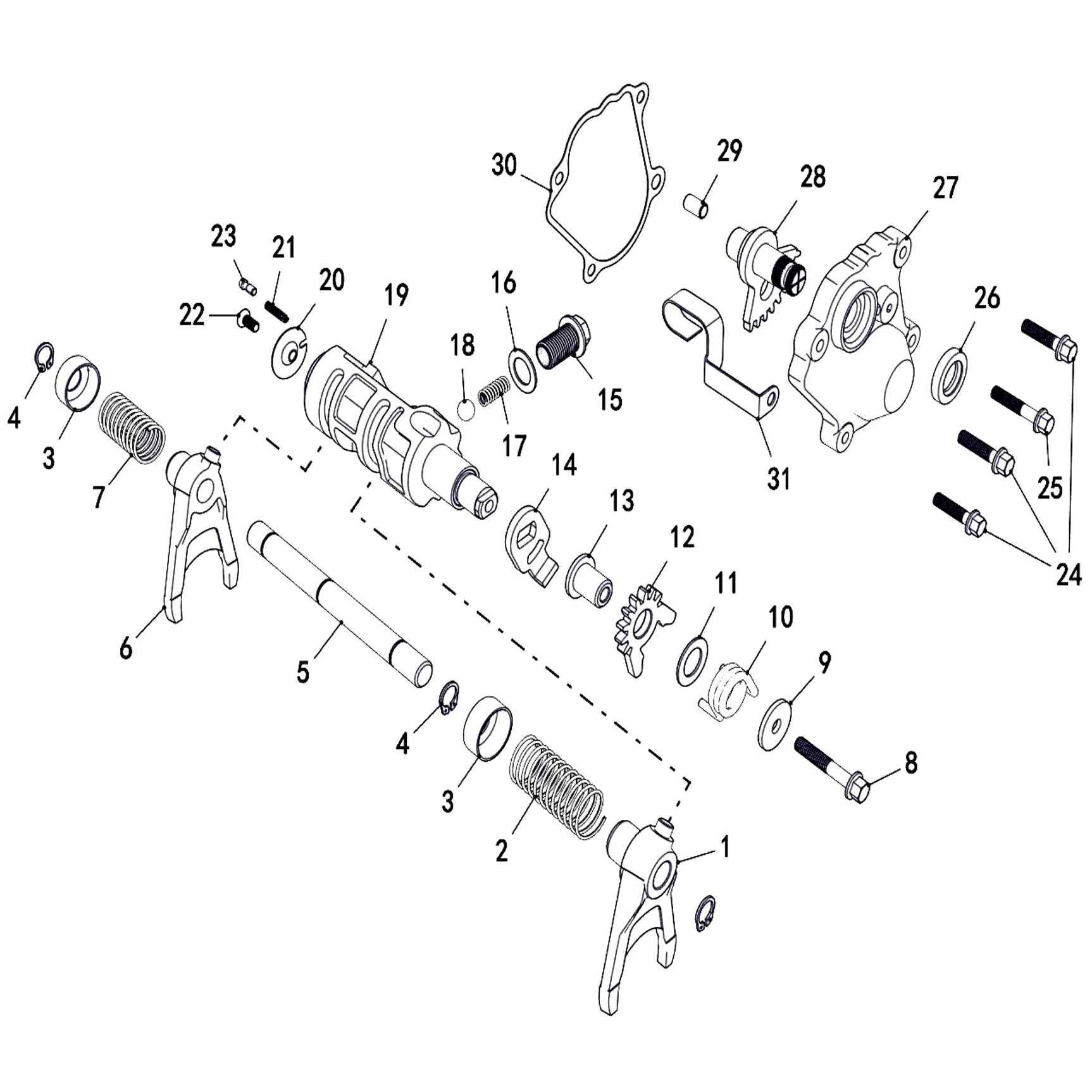 Buck 550-6 TRANSMISSION-3