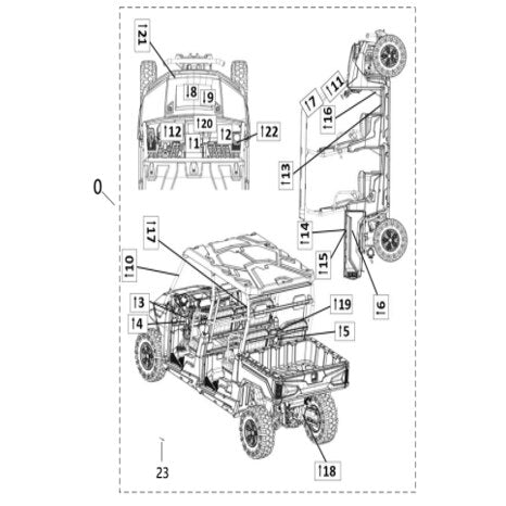 Buck 550-6 WARNING DECALS