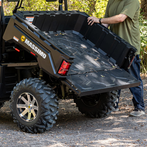 Heavy-duty hauling meets effortless unloading