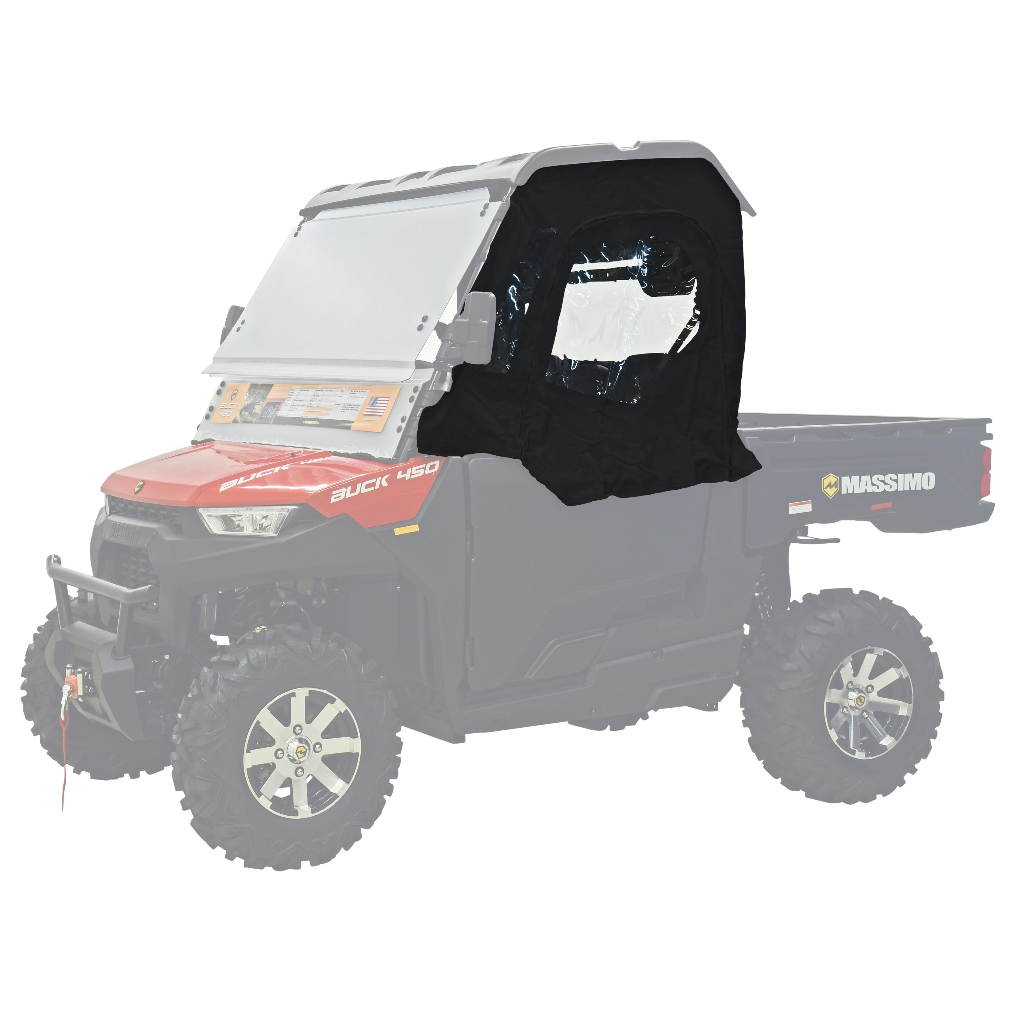 MASSIMO BUCK 250 / 450 HALF DOOR SOFT ENCLOSURE