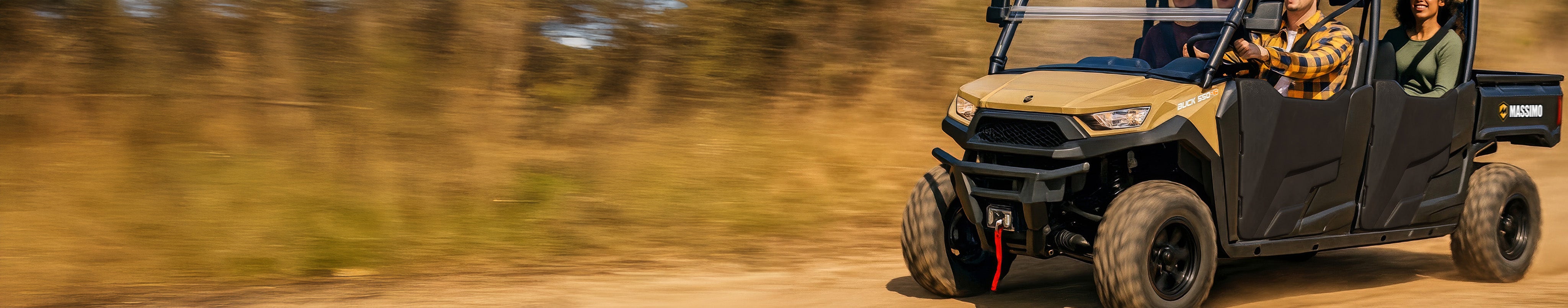 THE HARD-WORKING UTV FOR YOUR LAND AND BUDGET.