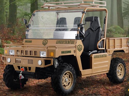 Massimo CoolFlow Windshield, Warrior 700