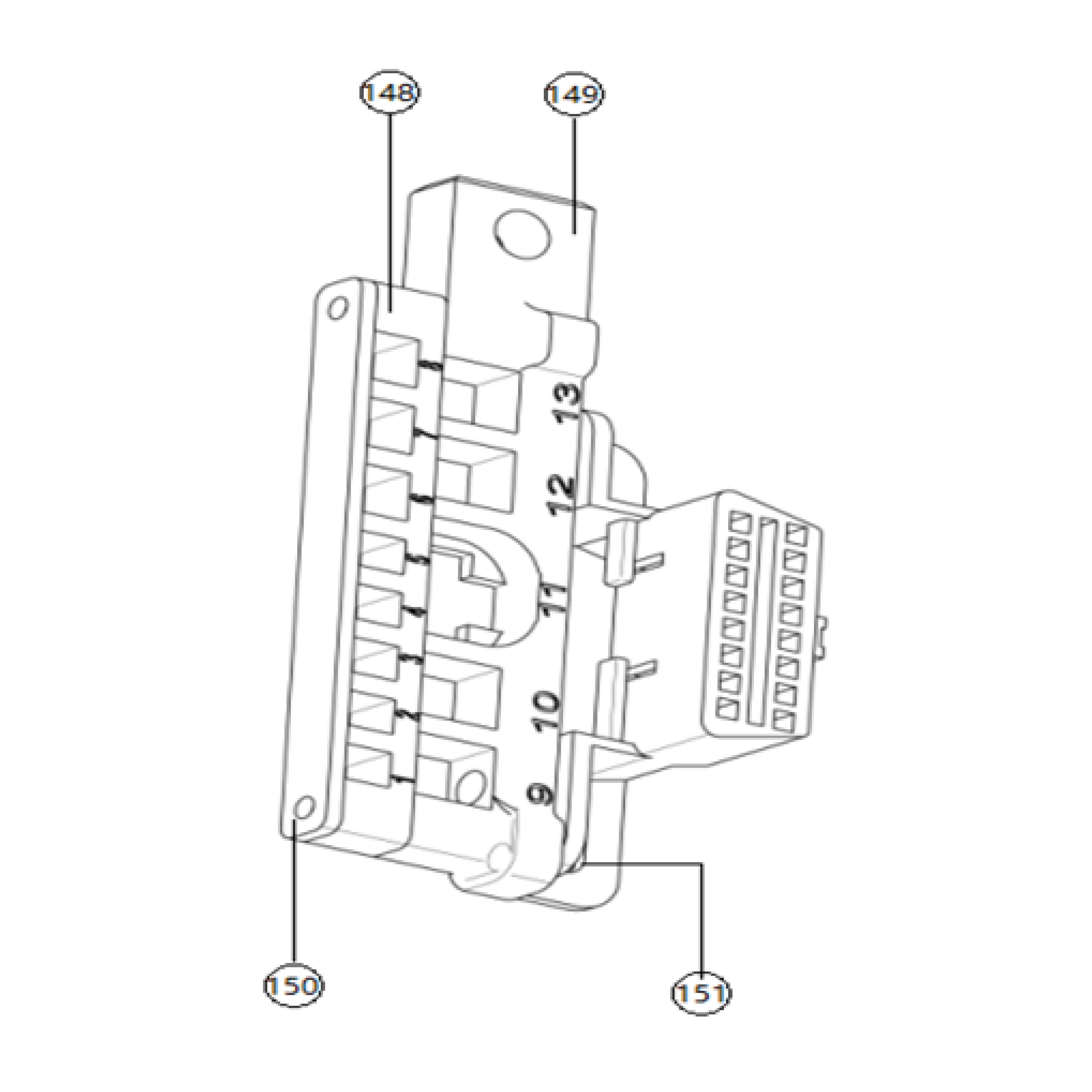 F80 Dirt Bike - Integrated terminal block