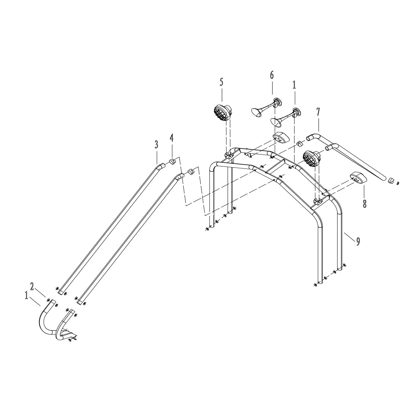 GKA 200 ROLL BARS