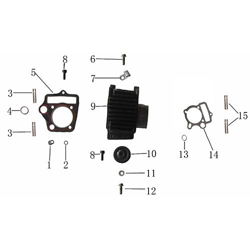 GKD125 CYLINDER ASSEMBLY