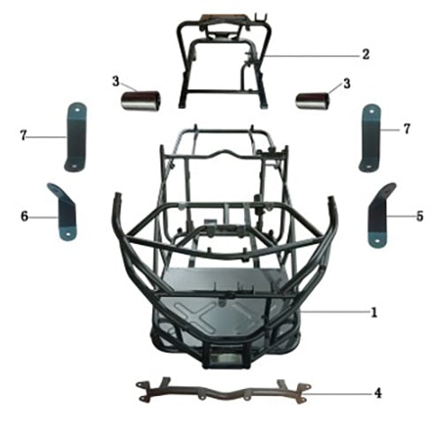 GKD125 FRAME AND ACCESSORIES