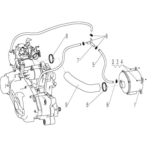 GKD350 AIR INTAKE SYSTEM