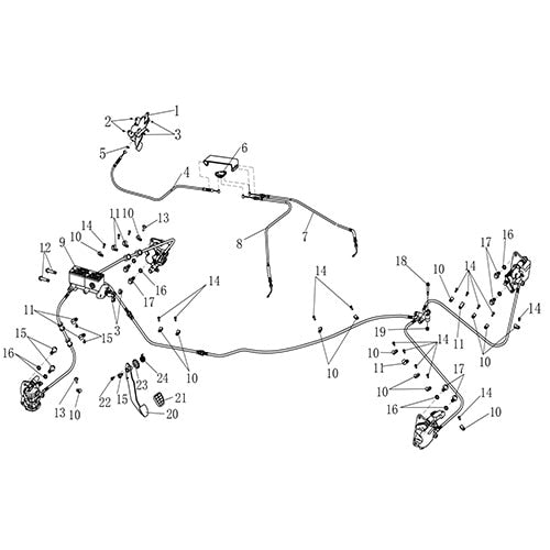 GKD350 BRAKE ASSEMBLY