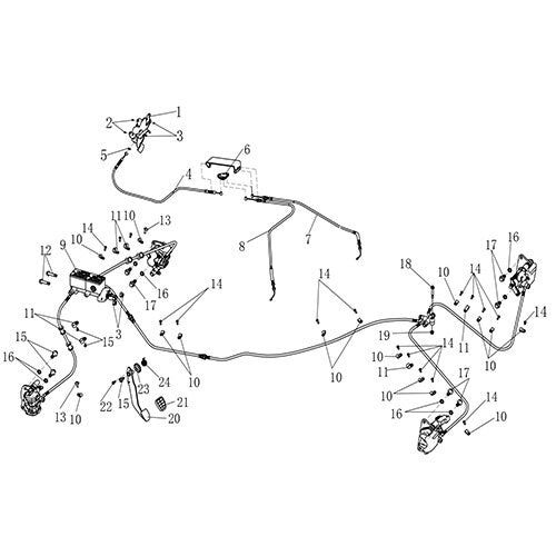 GKD350 BRAKE ASSEMBLY