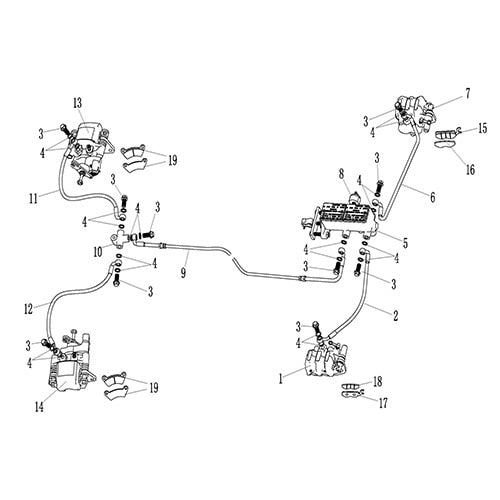 GKD350 DISC BRAKE ASSEMBLY
